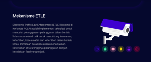 Cek ETLE Tilang Elektronik (Dok Korlants Polri)