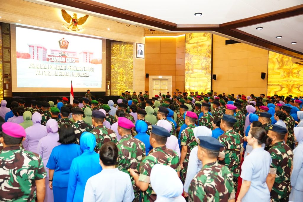 177 Pati TNI Resmi Naik Pangkat (X/@Puspen_TNI)