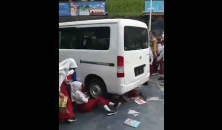 SDN Kalibaru 01 Jakarta Utara Heboh (Tangkapan Layar Video Viral)