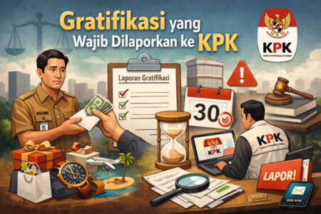 Gratifikasi yang Wajib Dilaporkan ke KPK Sesuai Aturan Terbaru 2026 (Ilustrasi/ChatGPT)