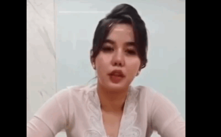 Nisa Pramugari Gadungan (Tangkapan Layar Video Viral)