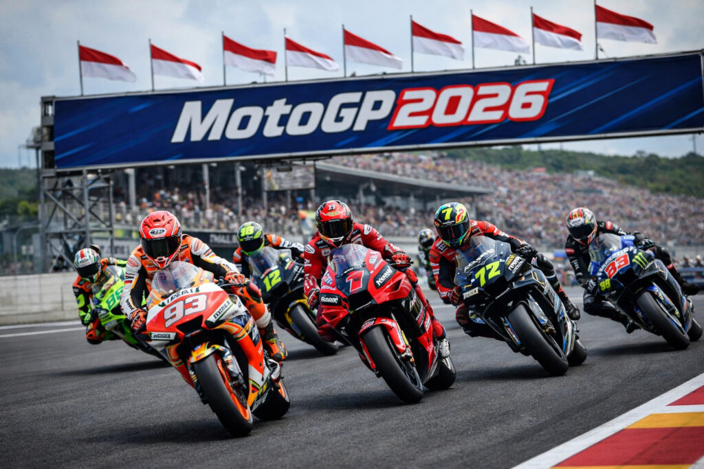 Jadwal MotoGP 2026 Terbaru Dirilis, Seri Pembuka Digelar di Thailand Jadwal MotoGP 2026 Terbaru Dirilis (Ilustrasi/AI)