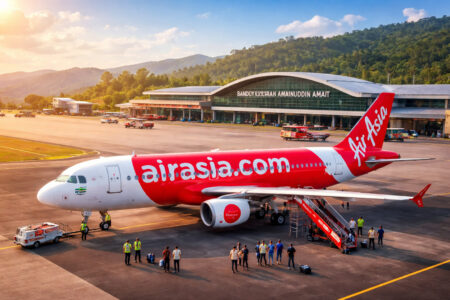 AirAsia Resmi Layani Rute Luwuk–Makassar (Ilustrasi/AI)