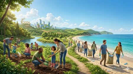 Earth Day 2026 Theme 'Our Power, Our Planet' Jadi Sorotan (Ilustrasi/AI)