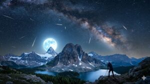 Fenomena Langit Bulan Mei 2026 (Ilustrasi/AI)