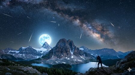 Fenomena Langit Bulan Mei 2026 (Ilustrasi/AI)